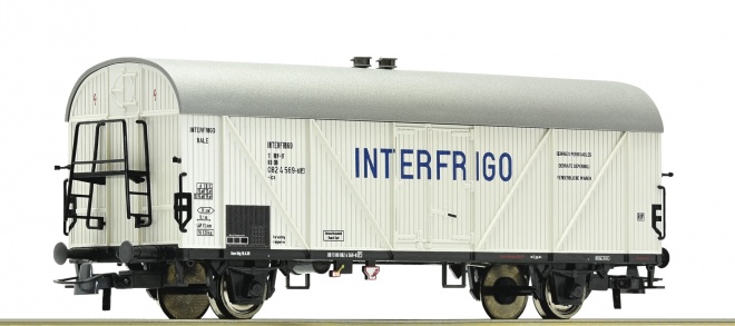 Refrigerated car Interfrigo<br /><a href='images/pictures/Roco/Roco-76990.jpg' target='_blank'>Full size image</a>
